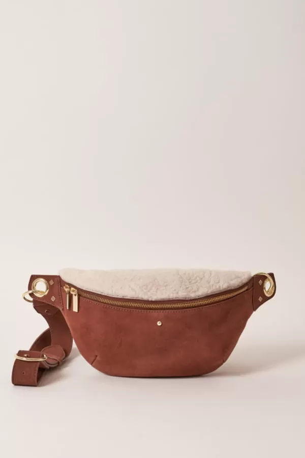 Maradji Fanny Packs^Nicole Sherpa Cognac