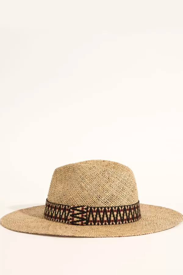 Maradji Chapeaux De Paille^Sombrero Galon Coton